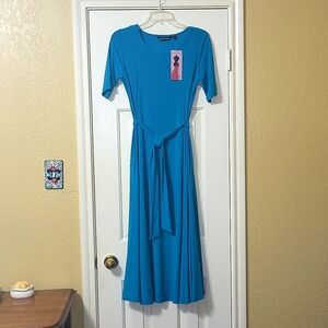 Nina Leonard Miracle Matte Jersey Dress Size Small